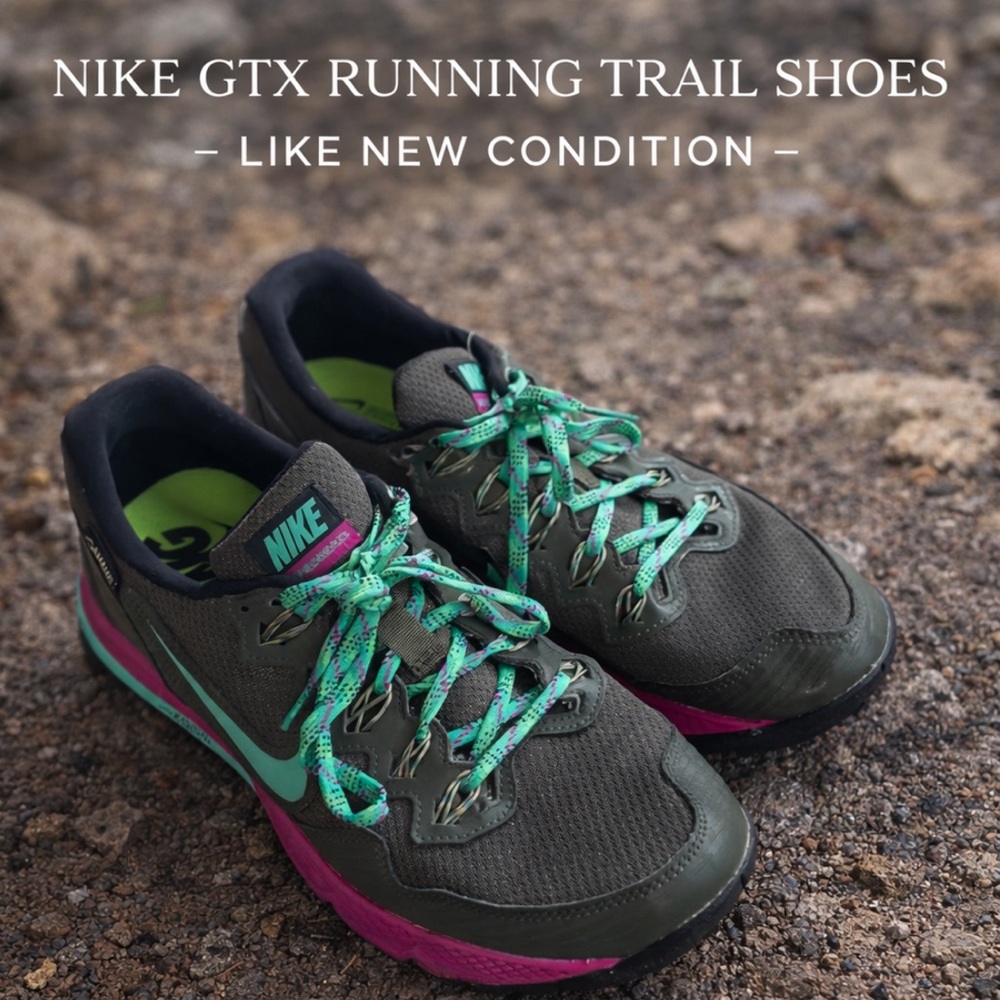 Nike gtx running trail shoes only worn a few times like new